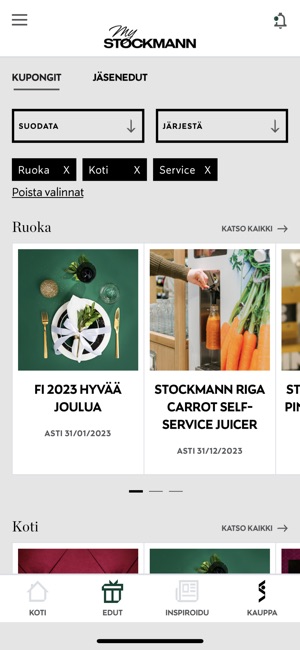 MyStockmann App Storessa