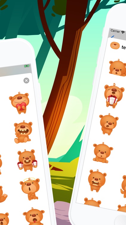 Teddy Bear 3D Stickers App