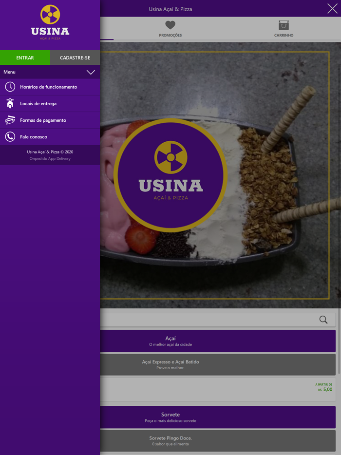 Usina Açaí e Pizza