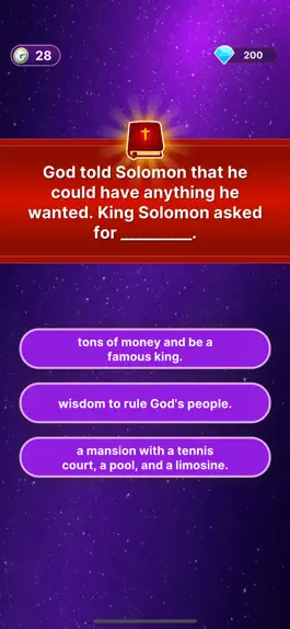 Game screenshot Bible Trivia Daily-Bible Quiz apk