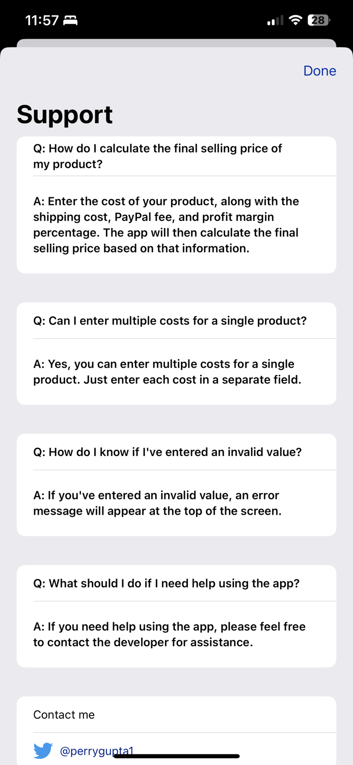 Profit Calculator By ChatGPT