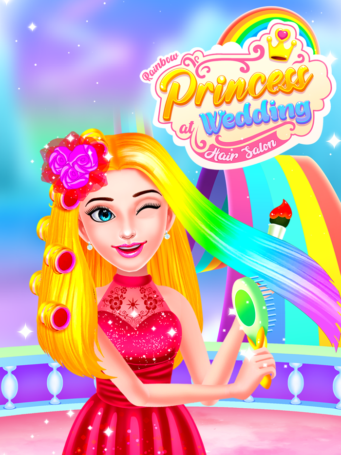 Princess at Wedding Hair Salon