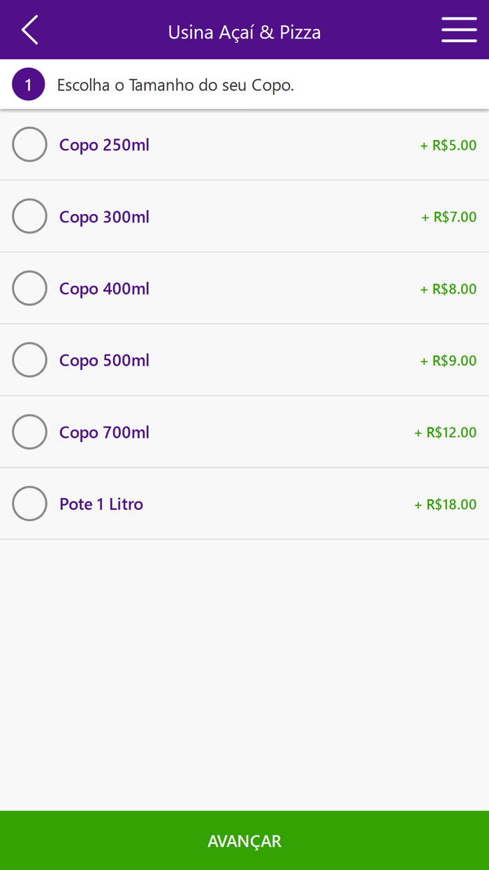 Usina Açaí e Pizza