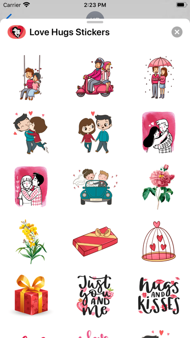 Love Hugs Stickers screenshot 3