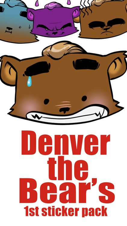 Denver The Bear Sticker Pack