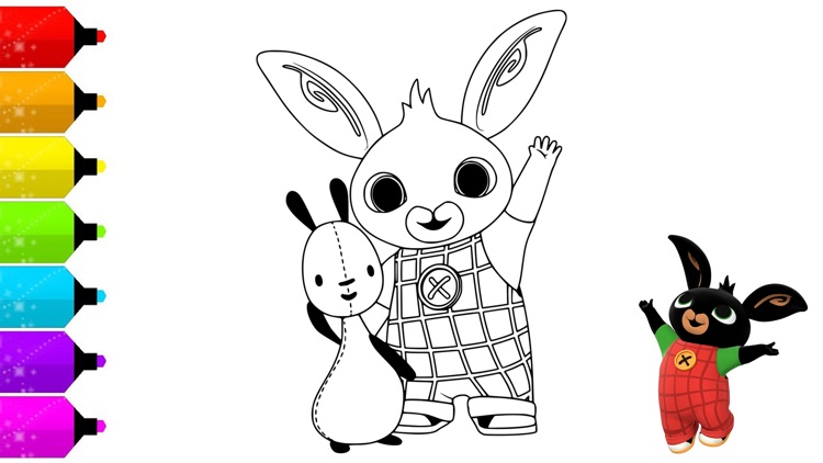 Bing Bunny Coloring Book