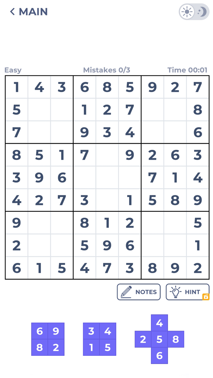 Blocku Sudoku
