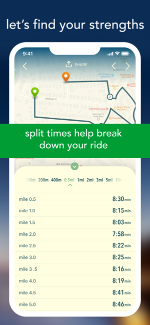 ‎GPS Bike Ride Tracker by Vima Screenshot