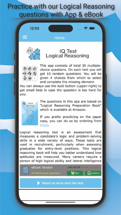 IQ Test: Logical Reasoning By Perfect Consulting B.V.