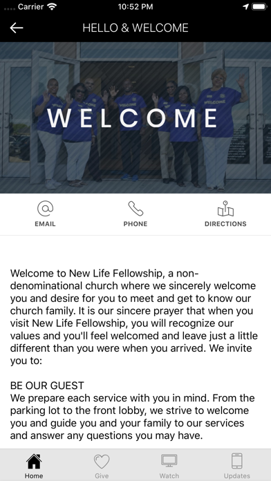 New Life Fellowship Ministries screenshot 2