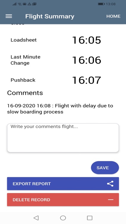 Captain Flight Report screenshot-4
