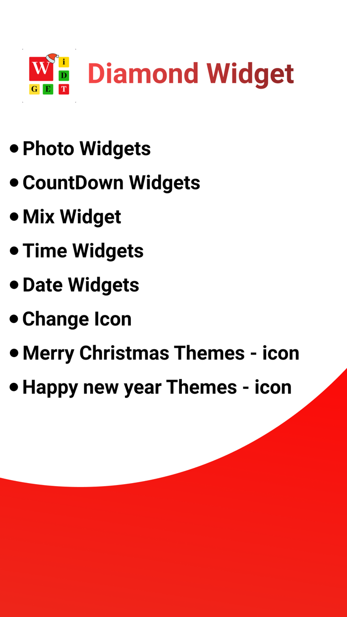 Diamond Widget - Christmas