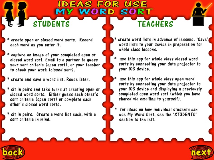 My Word Sort For iPad
