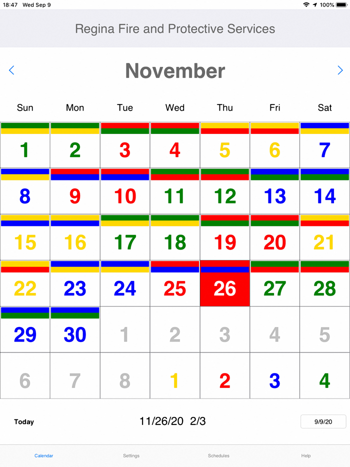 ShiftCal® - the FF Calendar