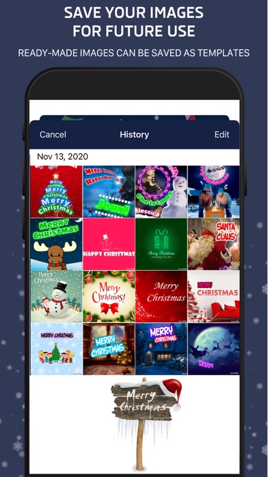How to cancel & delete Christmas greetings cards from iphone & ipad 4
