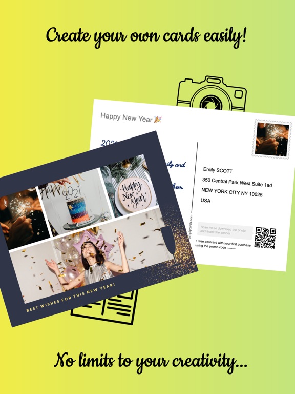 SimplyCards by Photoweb - Real Postcard screenshot