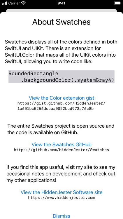 Dev Swatches screenshot-5