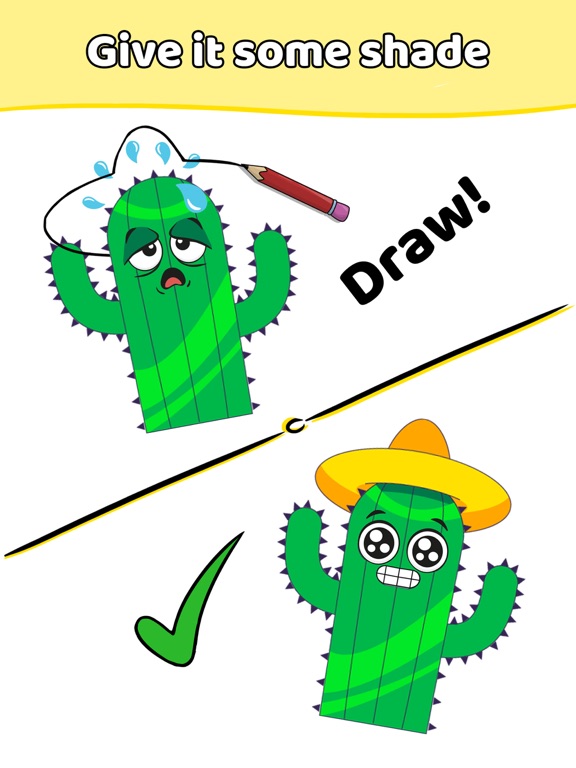 iPad Image of Draw a Line: Tricky Brain Test