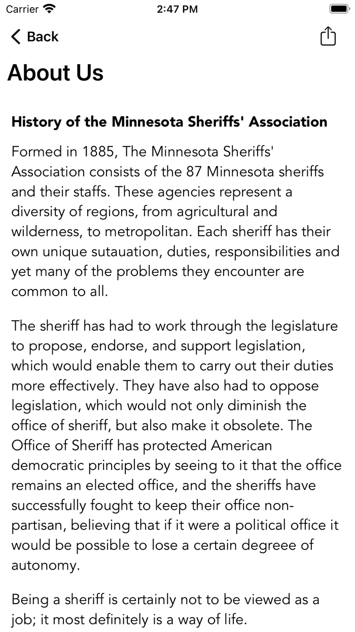 Minnesota Sheriffs Association