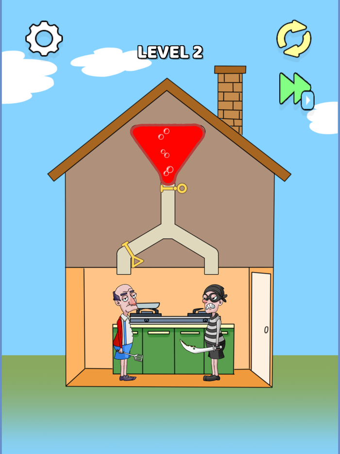 Flow Master-Pin Puzzle