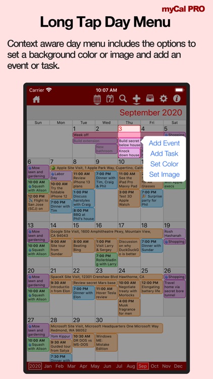 Events & Diary: myCal PRO screenshot-3