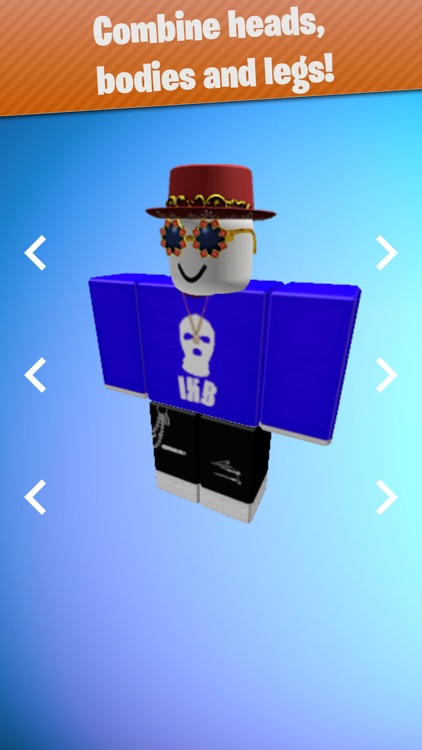 Rokins Skin Maker For Roblox By Koruapps - roblox combine hat catalog