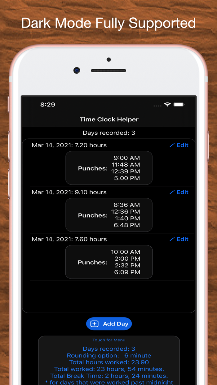 Time Clock Helper - Advanced