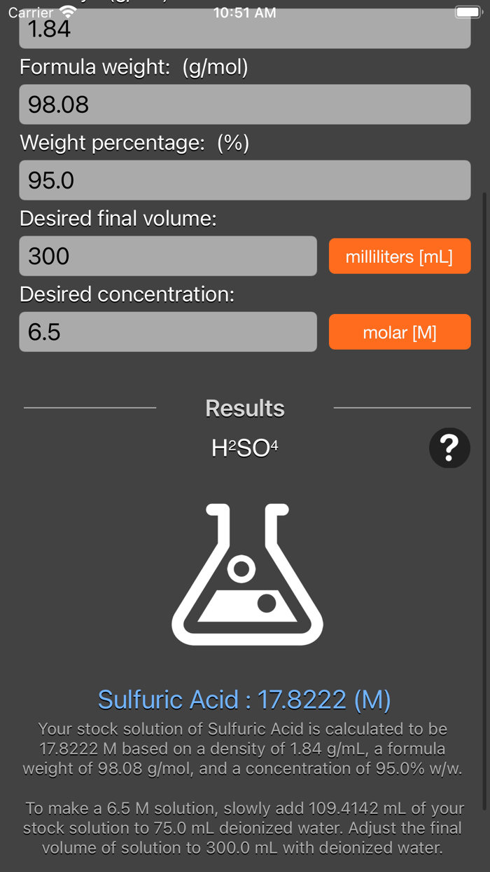 Acid and Base Molarity Calc