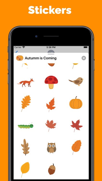 Autumn & Fall stickers & emoji