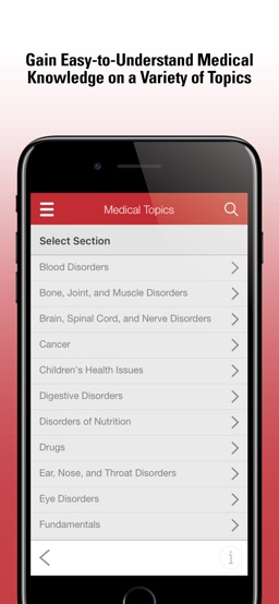 MSD Manual Consumer app screenshot