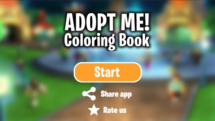 Adopt Me - Pets Coloring Book