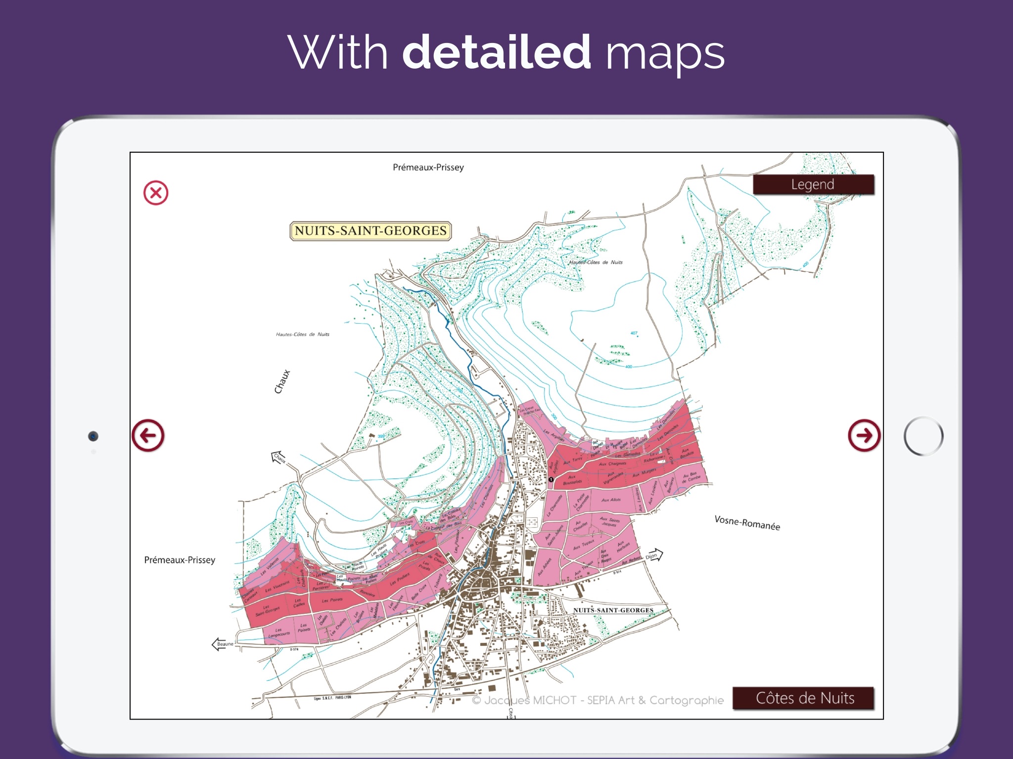 Atlas Bourgogne screenshot 3