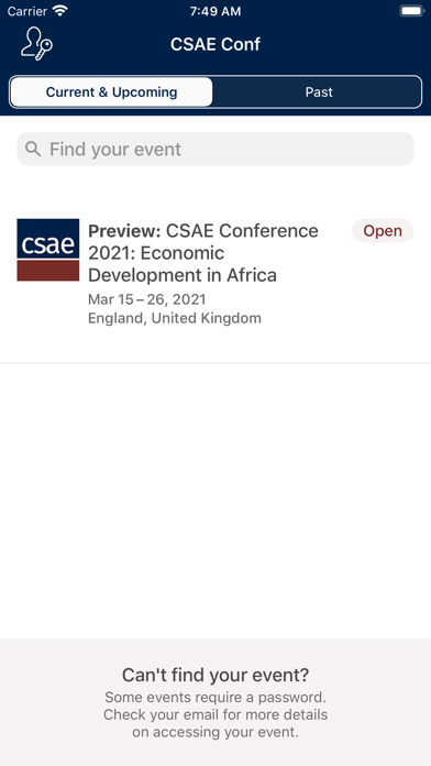 CSAE App screenshot 2