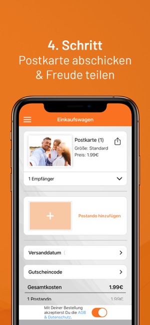 Postando Foto Postkarten App Im App Store