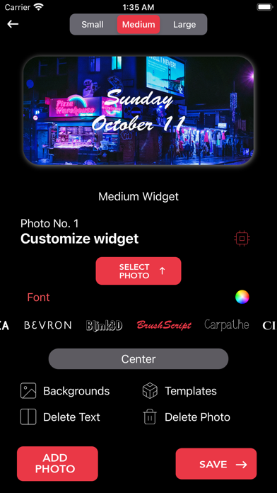 Calendar Widget - Custom Date screenshot 3