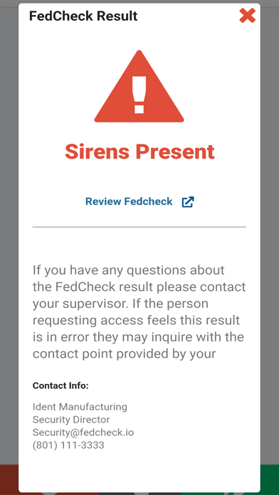 FedCheck screenshot 2