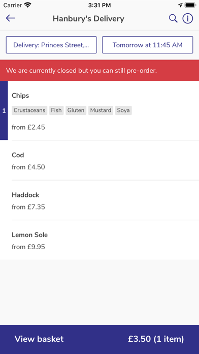 Hanbury's Click & Collect screenshot 2