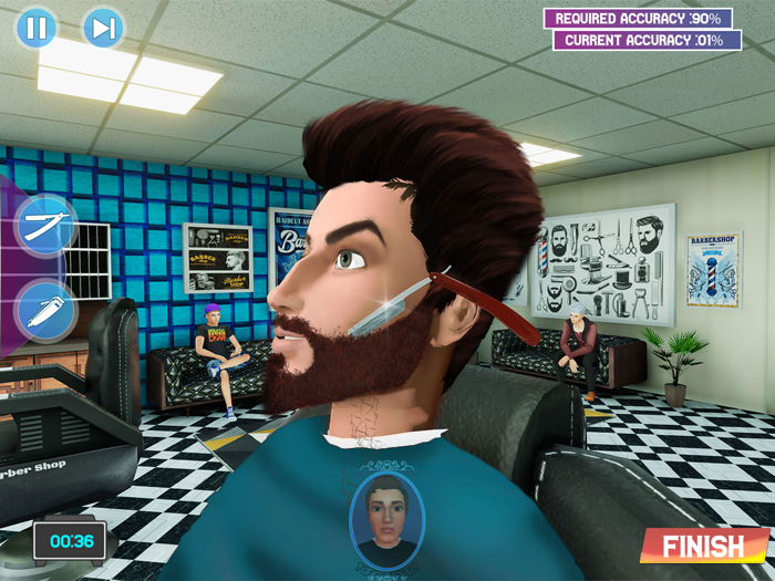 理发师 店铺 美丽 沙龙 和 温泉