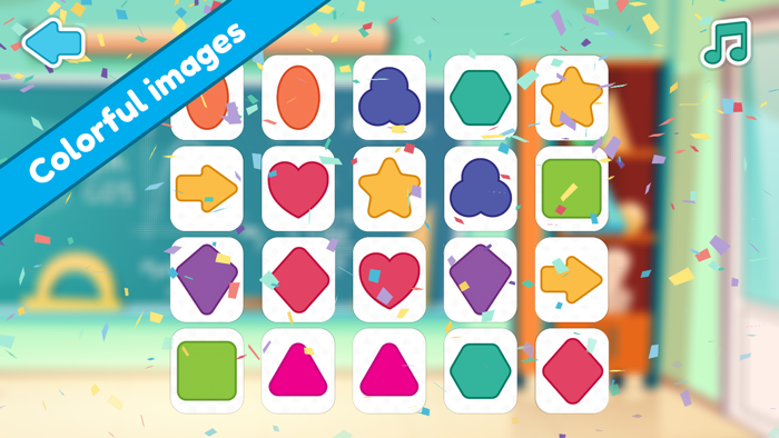 Matching game for kids