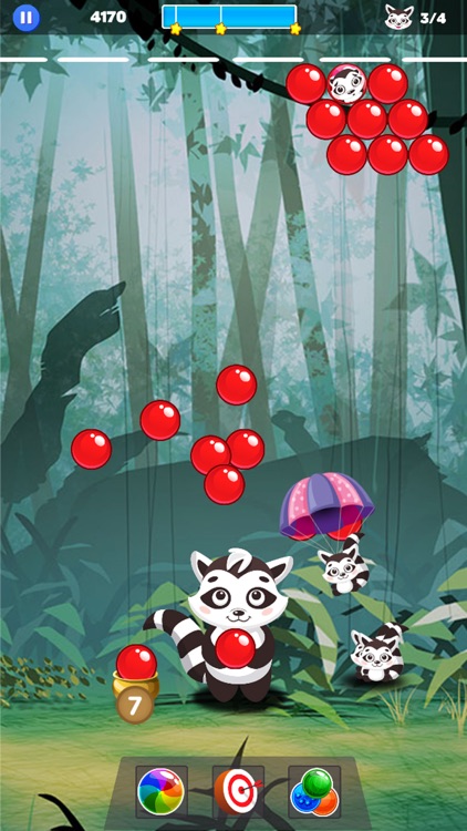 Bubble Shooter Raccoon Pop! screenshot-3