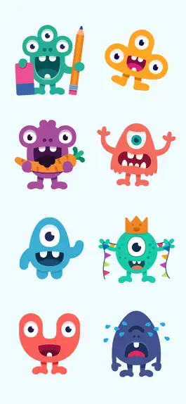 Game screenshot Happy Monster stickers apk