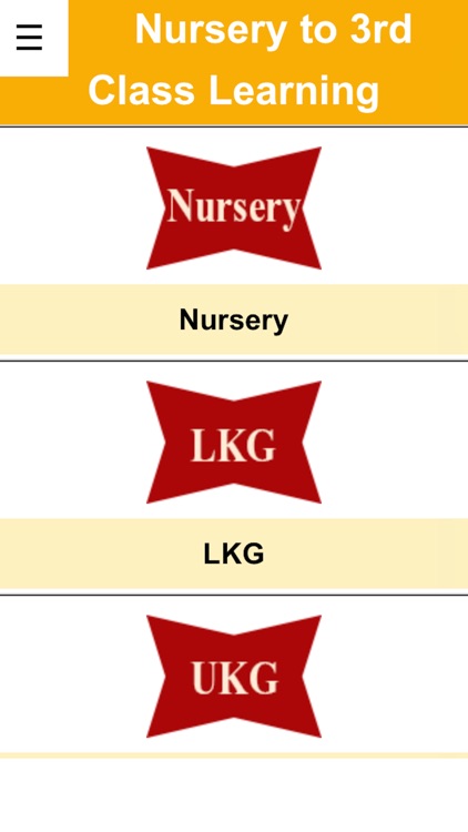 Nursery to 3rd Kids Learning