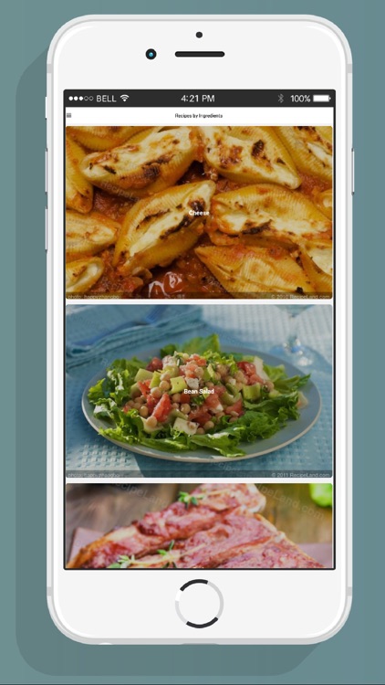 Recipes by Ingredients app