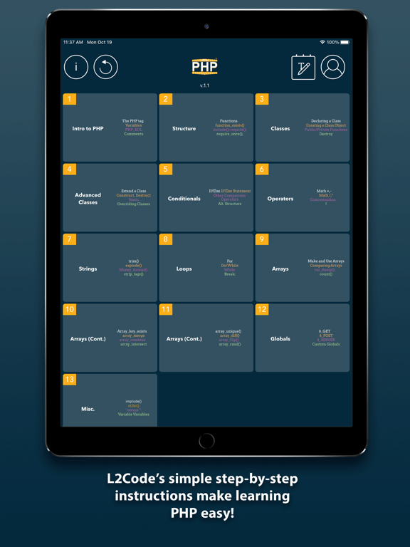 L2Code PHP - Learn write PHPのおすすめ画像1