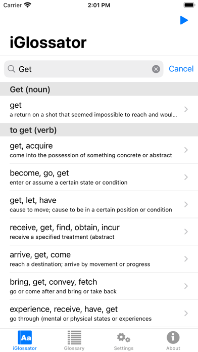 Dictionary - iGlossator Screenshots