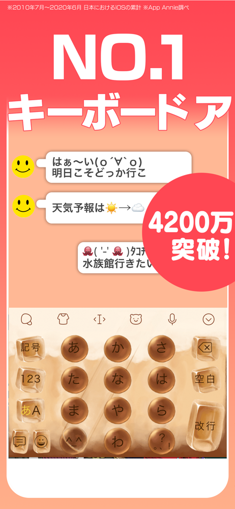 Simeji 日本語文字入力 きせかえキーボード Overview Apple App Store Japan