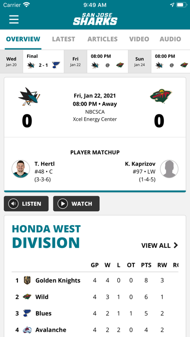 How to cancel & delete San Jose Sharks + SAP Center from iphone & ipad 1