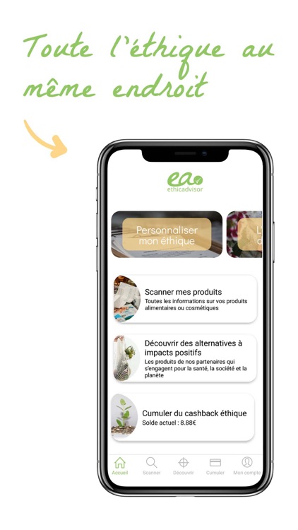 EthicAdvisor -Scan et cashback