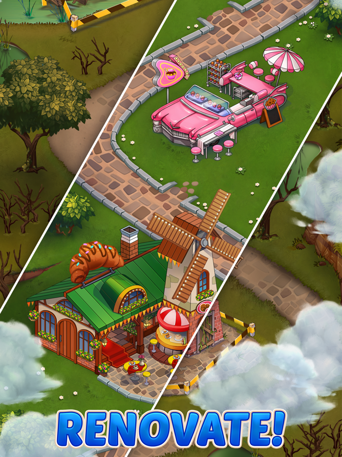 Saras Diner Merge Farm