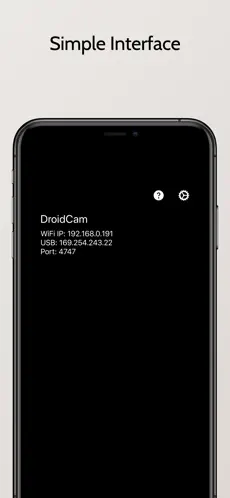 Screenshot 2 DroidCam iphone